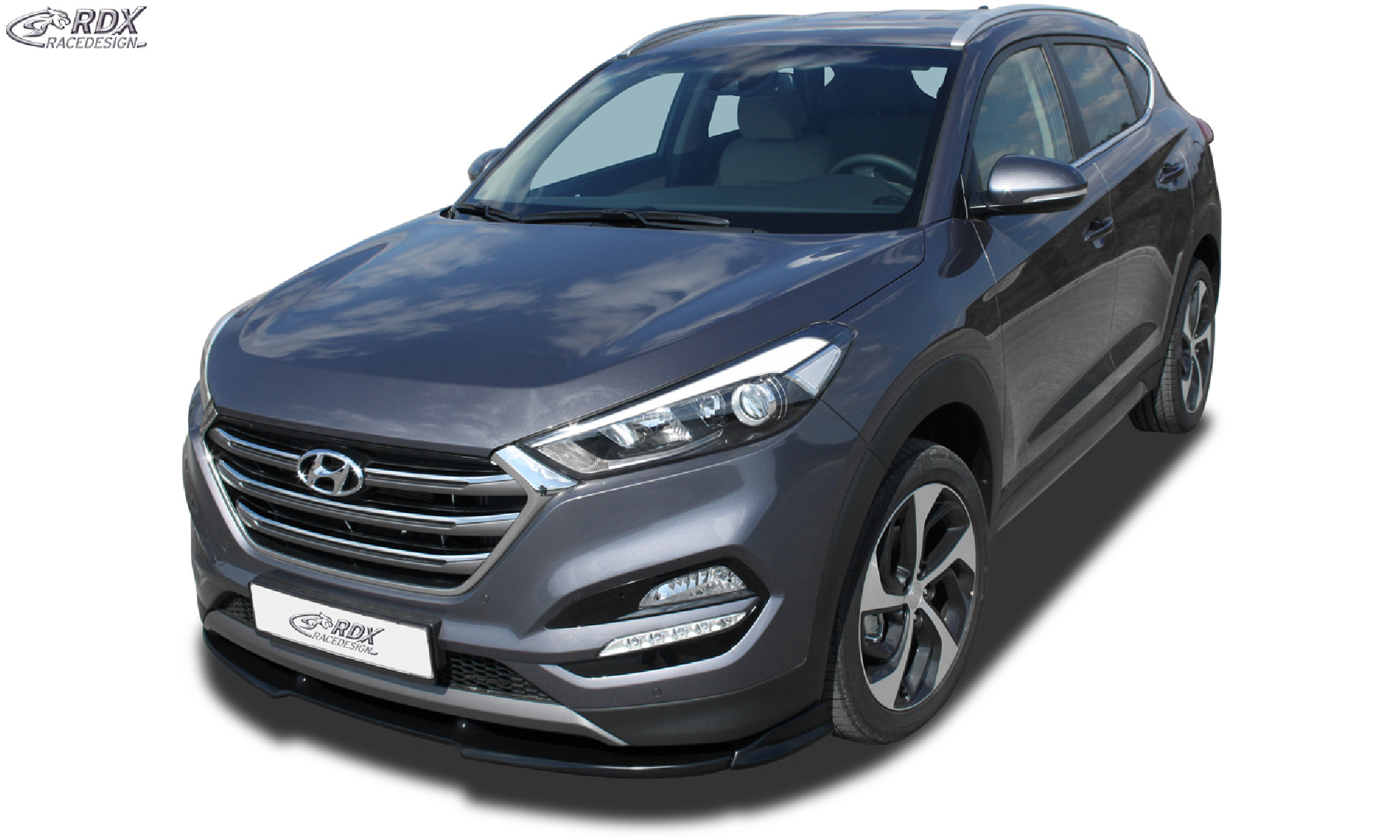 Frontspoiler für HYUNDAI Tucson (TL / 2015+) Frontlippe Front Ansatz Vorne Spoilerlippe