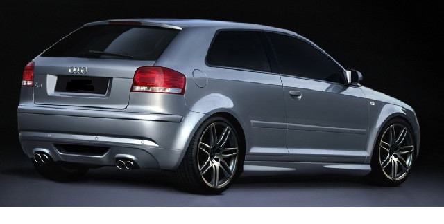 Heckansatz Audi A3 8P Heckansatz Audi A3 8P