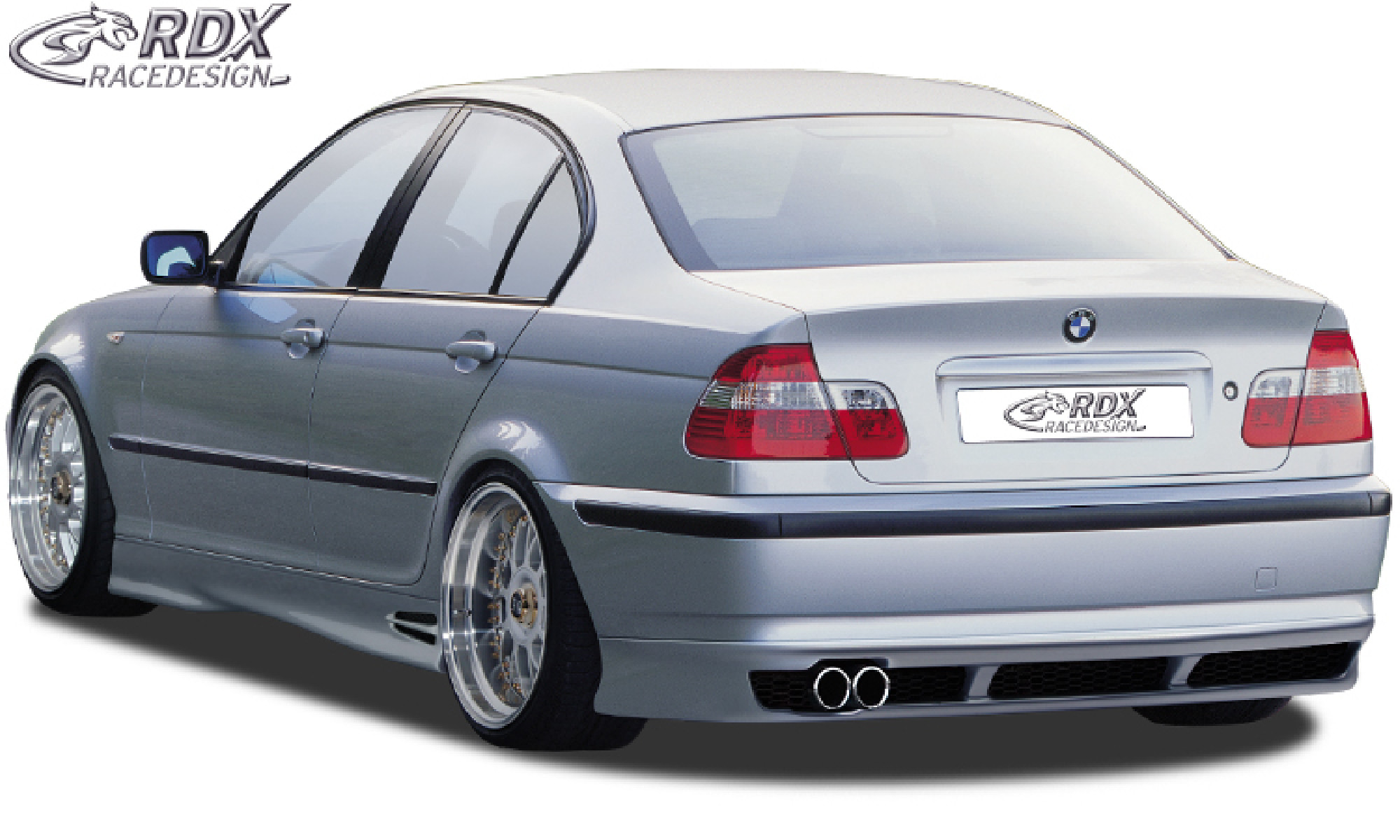 Heckansatz für BMW E46 Limousine 2002+ Heckschürze Heck