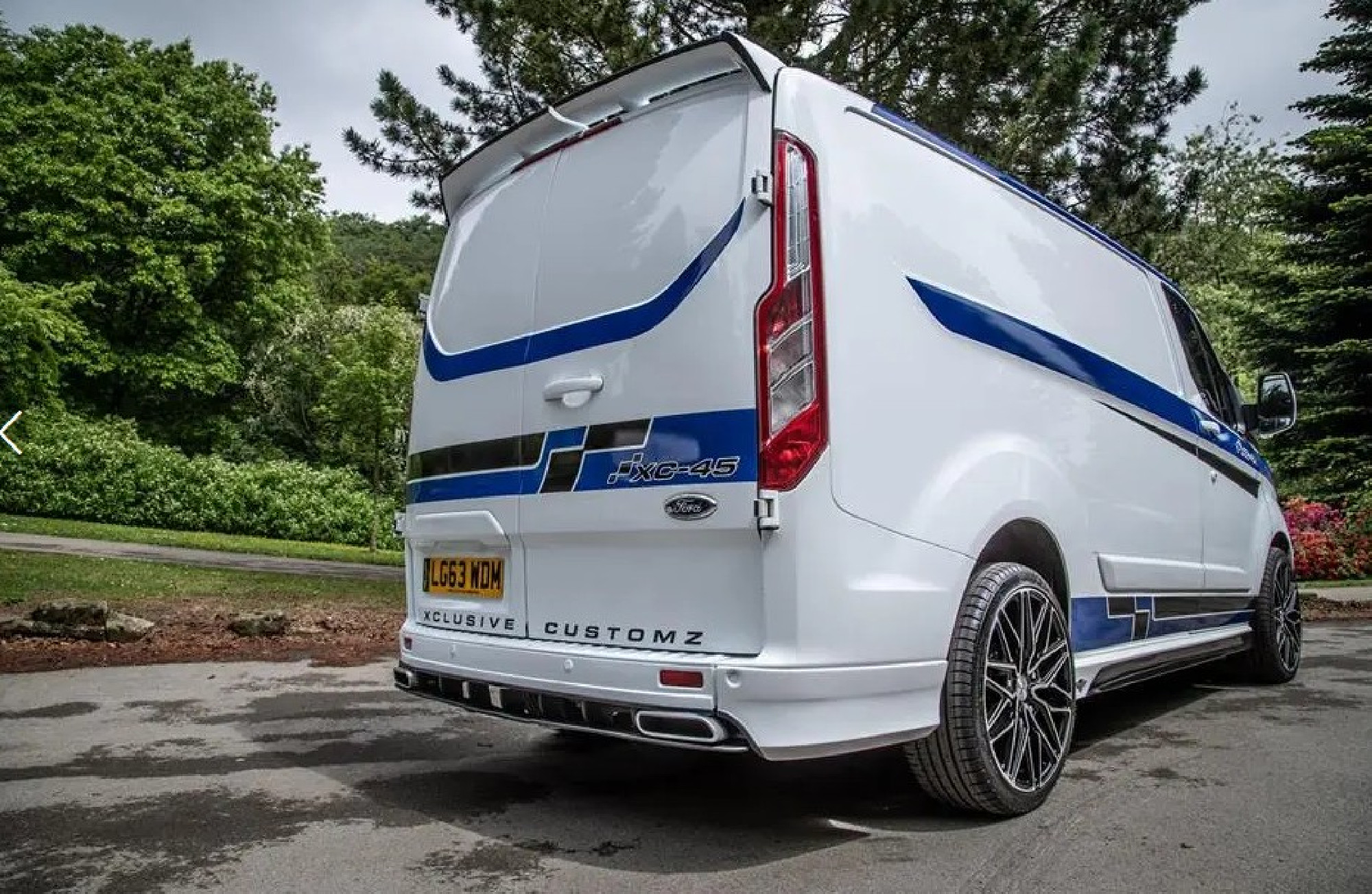 Heckansatz Ford Transit Custom 12-17 V1