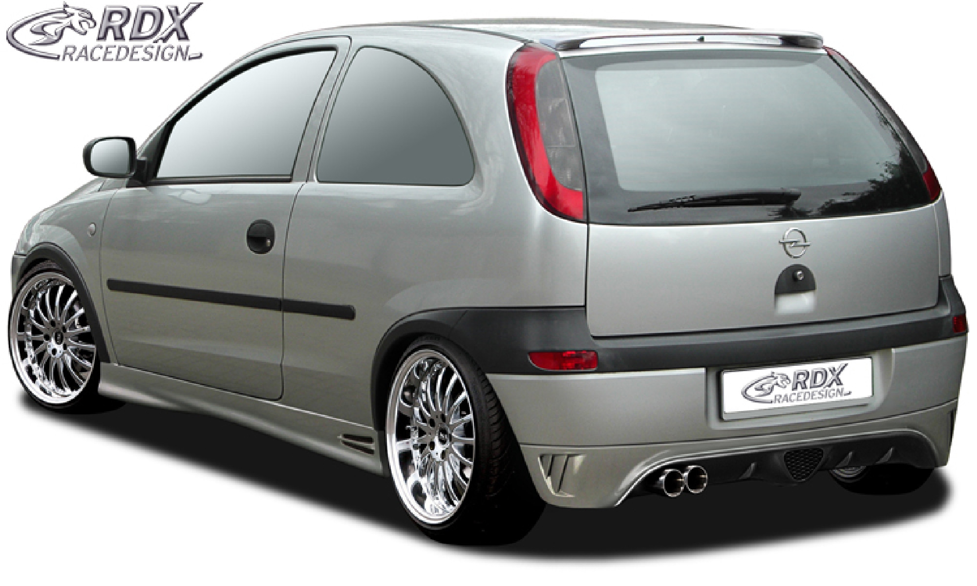 Heckansatz geeignet für OPEL Corsa C Heckschürze Heck