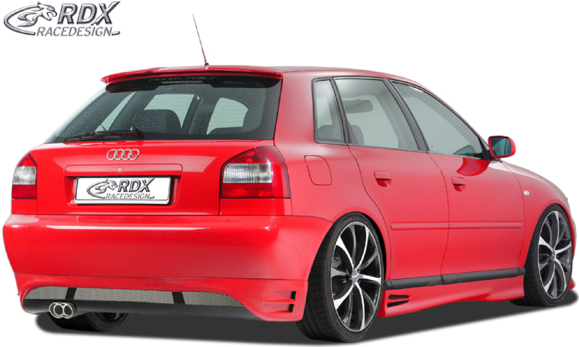 Heckansatz für AUDI A3 8L Heckschürze Heck