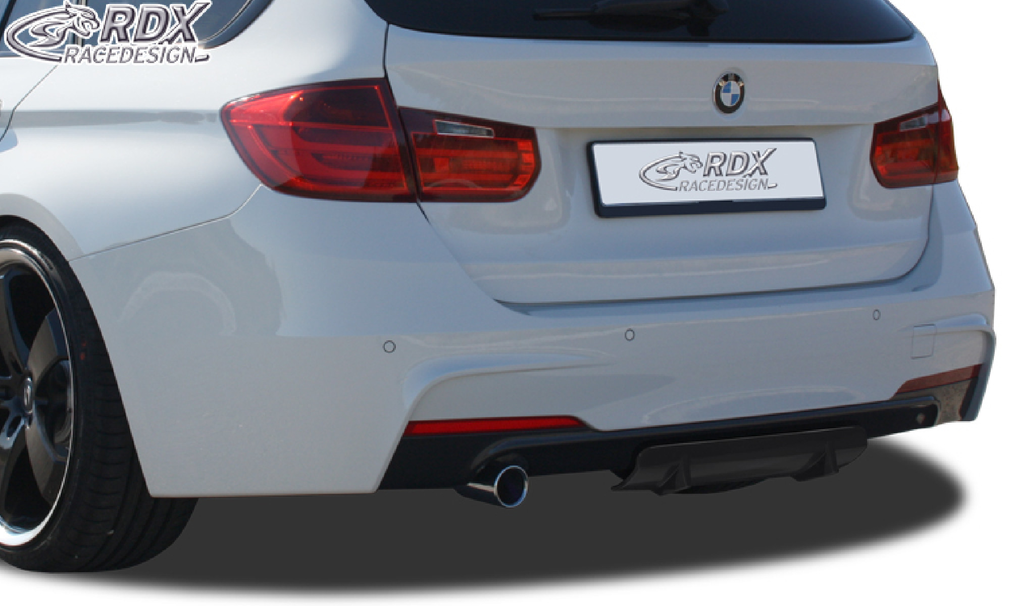 Heckdiffusor U-Diff für BMW 3er F30 / F31 2012+ (mit & ohne M-Technik) Diffusor Heck Ansatz