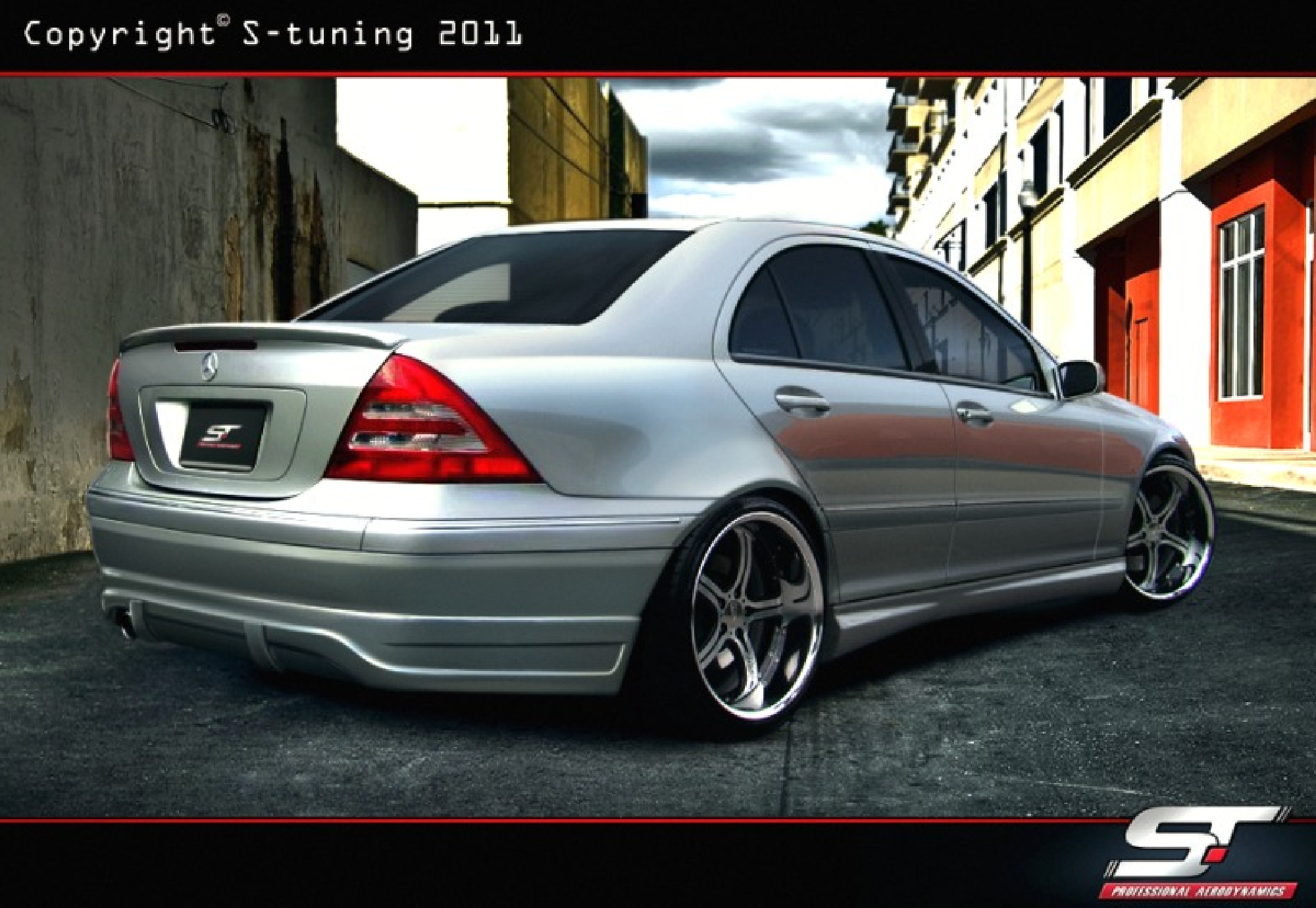 Heckklappenspoiler Mercedes C Klasse W203