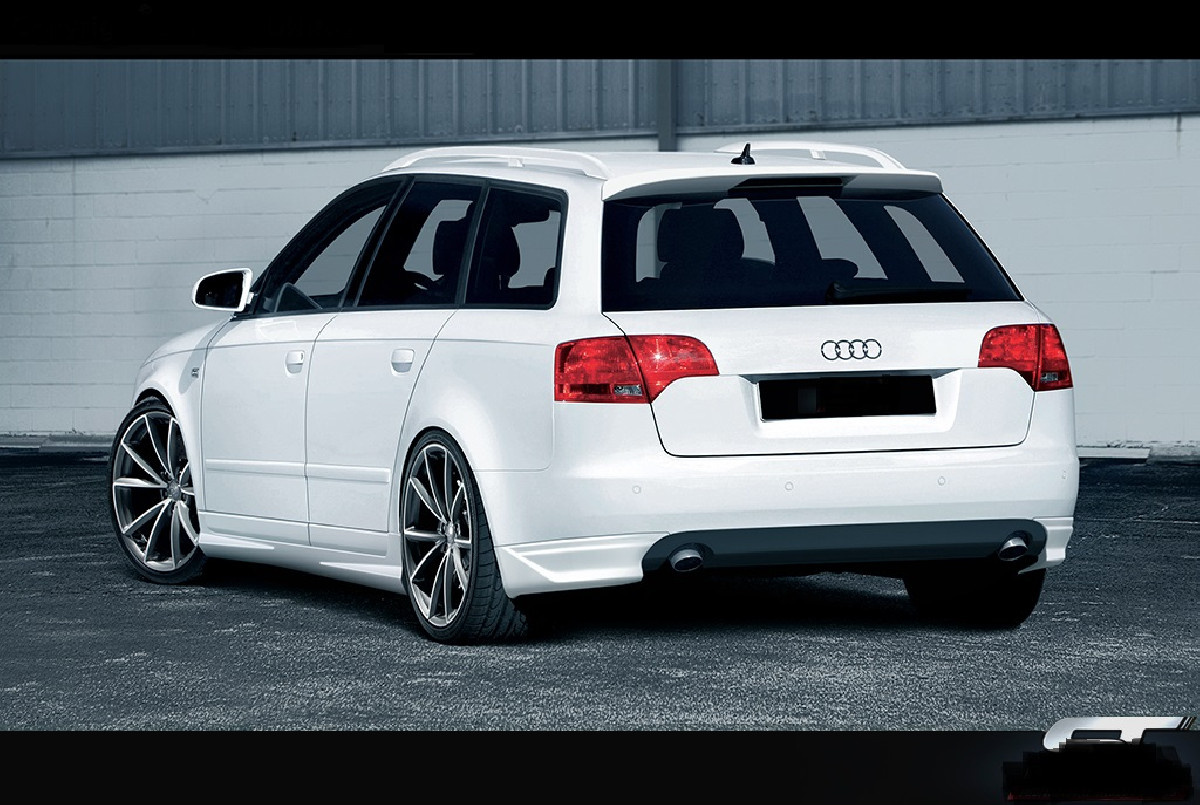 Hecklippe Audi A4 B7 Avant Seiten Flügel Hecklippe Audi A4 B7 Avant Seiten Flügel