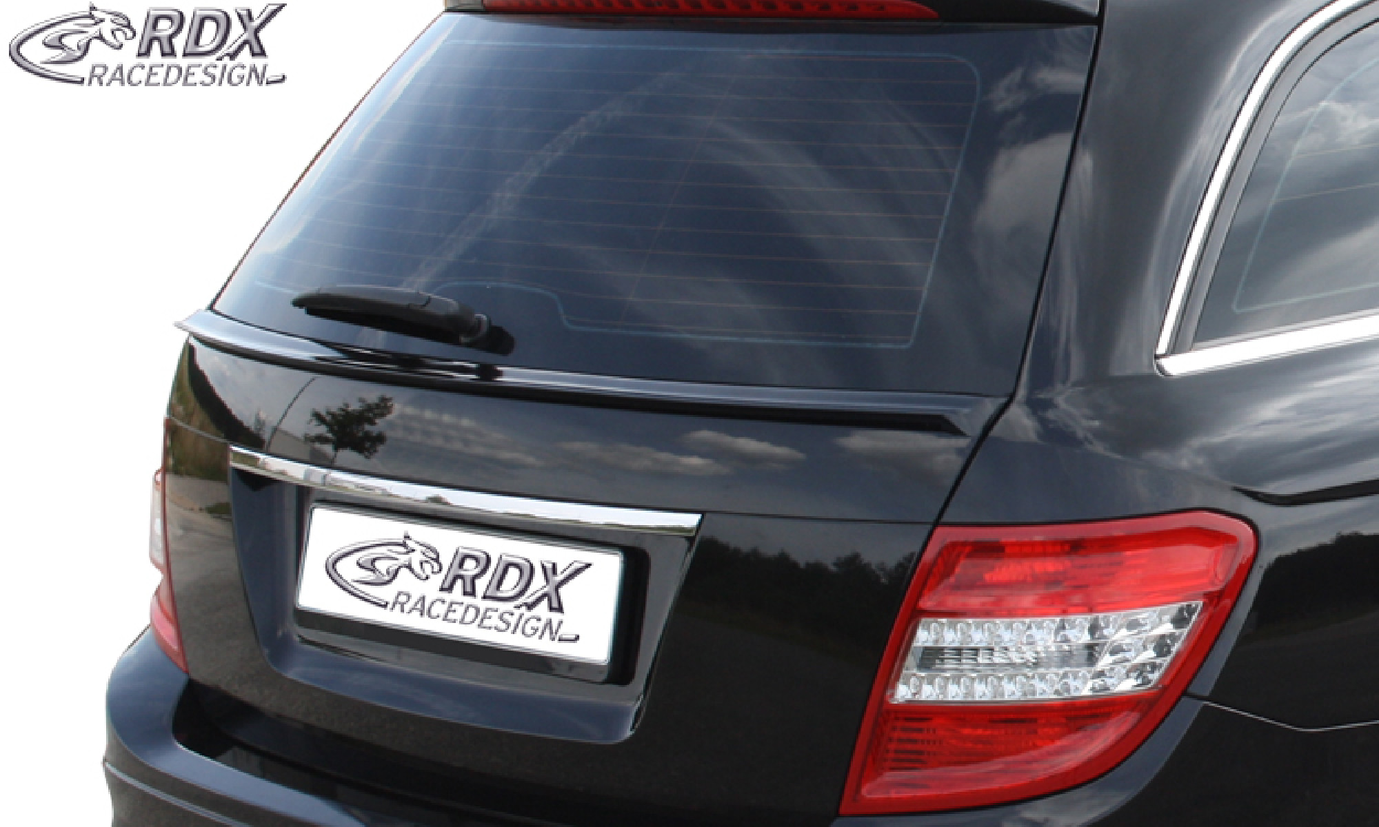 Hecklippe für MERCEDES C-Klasse S204 T-Modell Heckklappenspoiler Heckspoiler