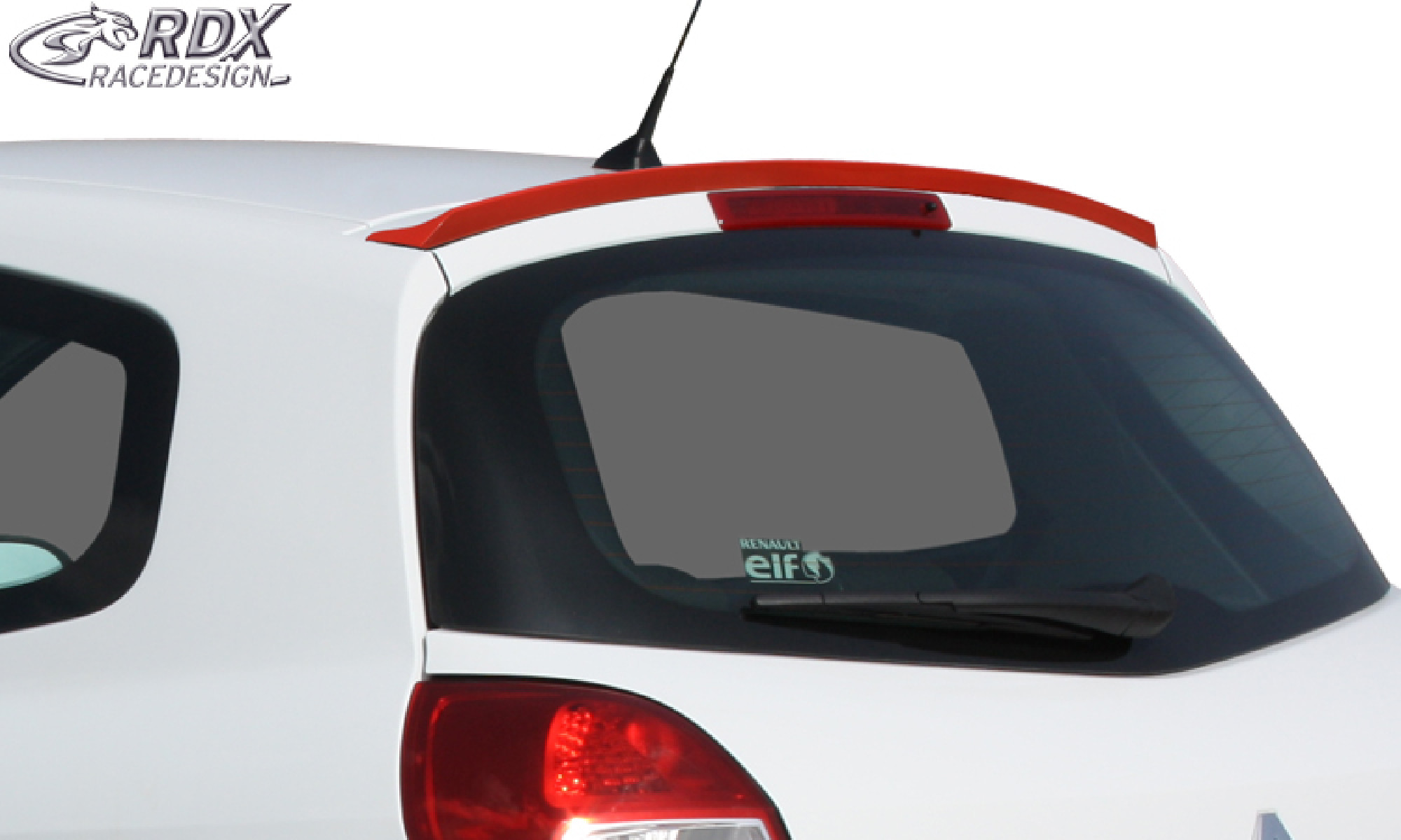 Hecklippe für RENAULT Clio 3 Phase 1 & 2 Dachspoiler Heckspoiler 