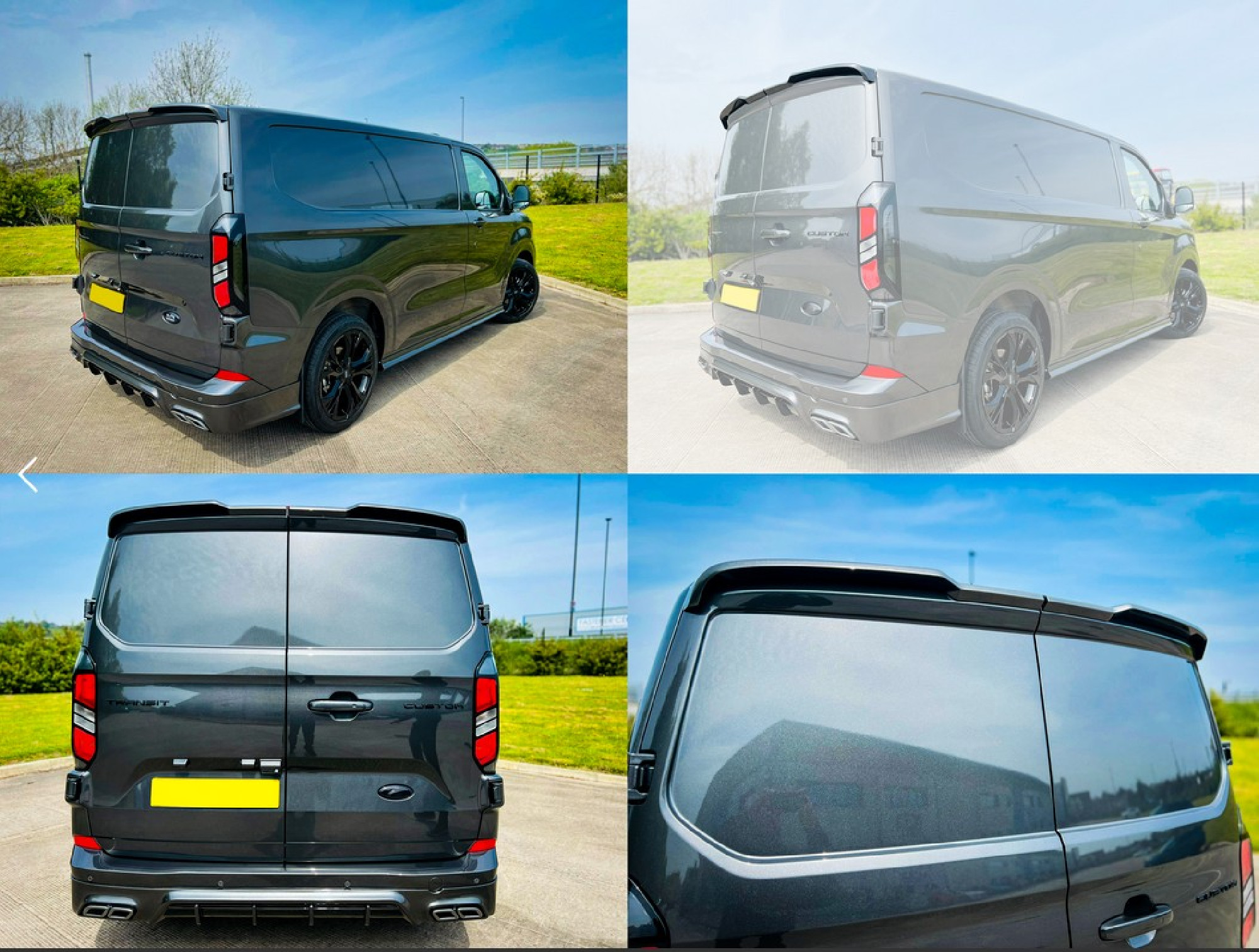 Ford Transit Custom Dachspoiler XR1 ab 24+ Modell mit Türen