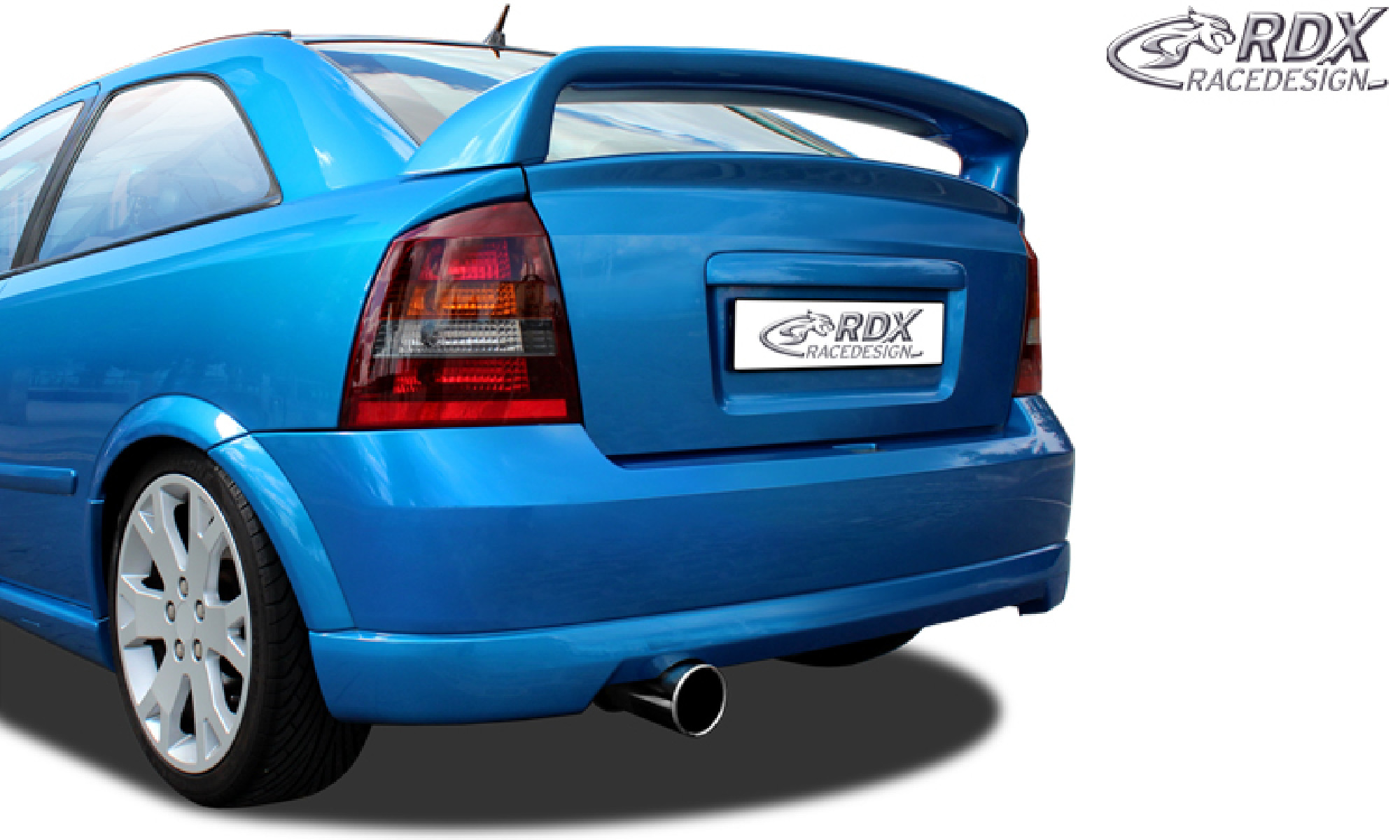 Heckspoiler geeignet für OPEL Astra G (große Version) Spoiler