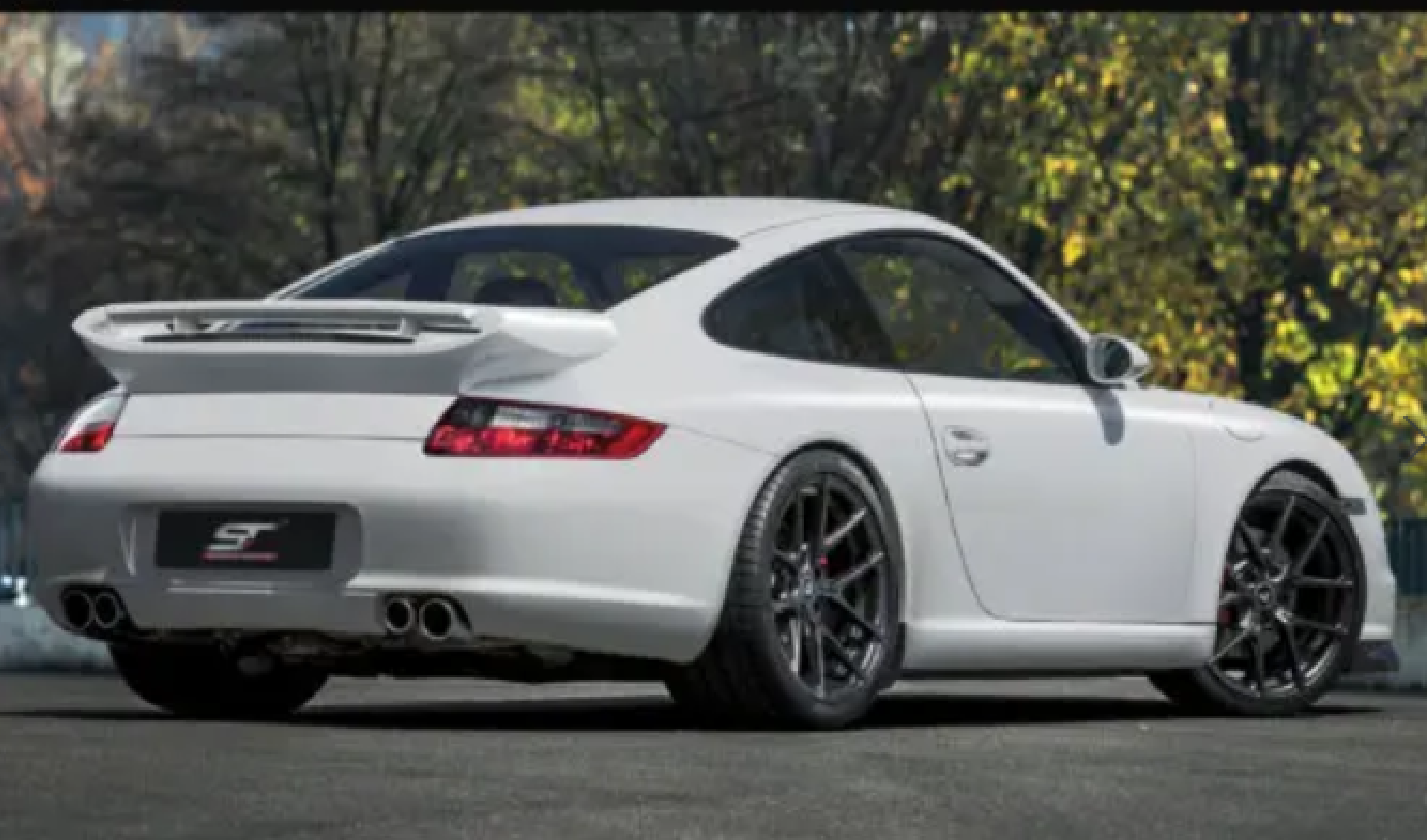 PORSCHE 911 997 Spoiler Heckspoiler, Heckklappe,Rear Spoiler Roof GT GT3 GTR 