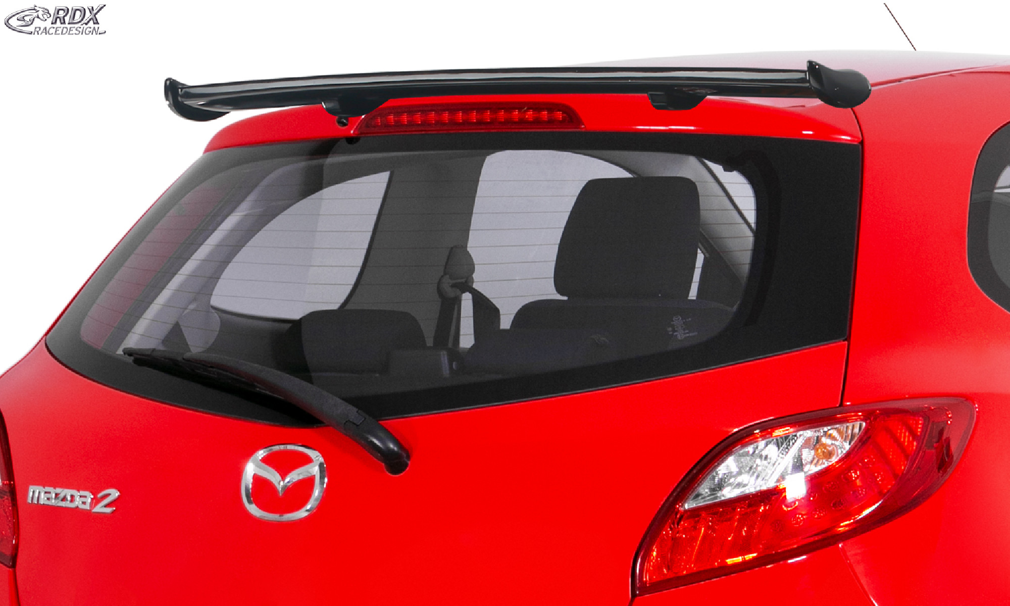 Heckspoiler für MAZDA 2 (DE) 2007-2014 Dachspoiler Heckflügel Spoiler 