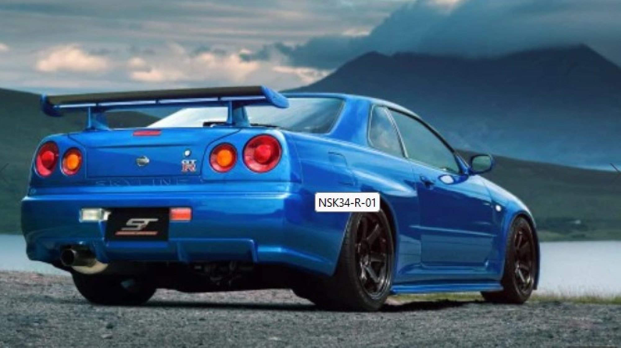 NISSAN SKYLINE R34 GTT REAR BUMPER 