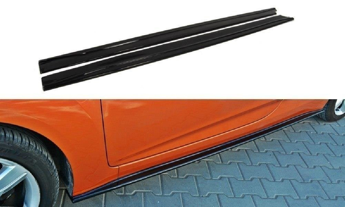 Seitenschweller Diffuser  HyundaiVeloster Schwarz