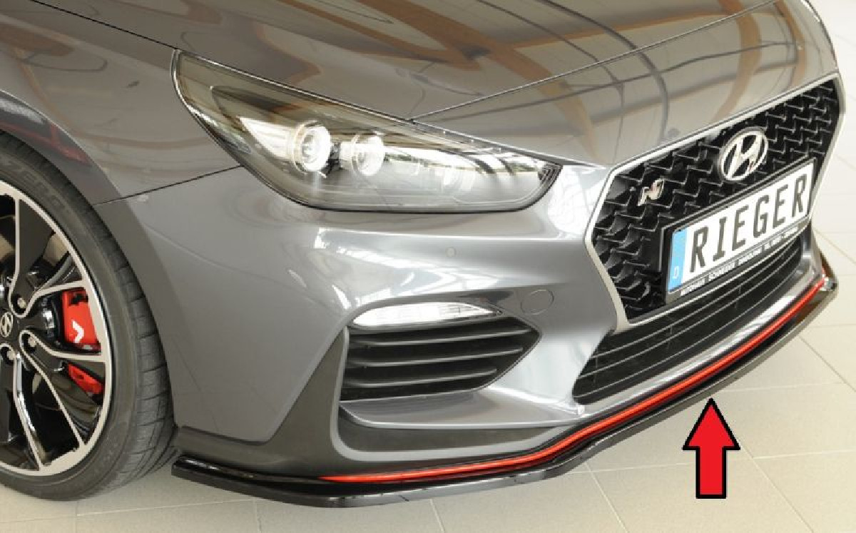Rieger Spoilerschwert für N Frontschürze PDE passend für Hyundai I30 Rieger Spoilerschwert für N Frontschürze PDE passend für Hyundai I30