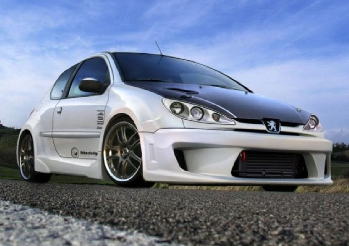 Breitbau Bodykit Peugeot 206 3T/CC Bj. 98-10 X ODOS WIDE