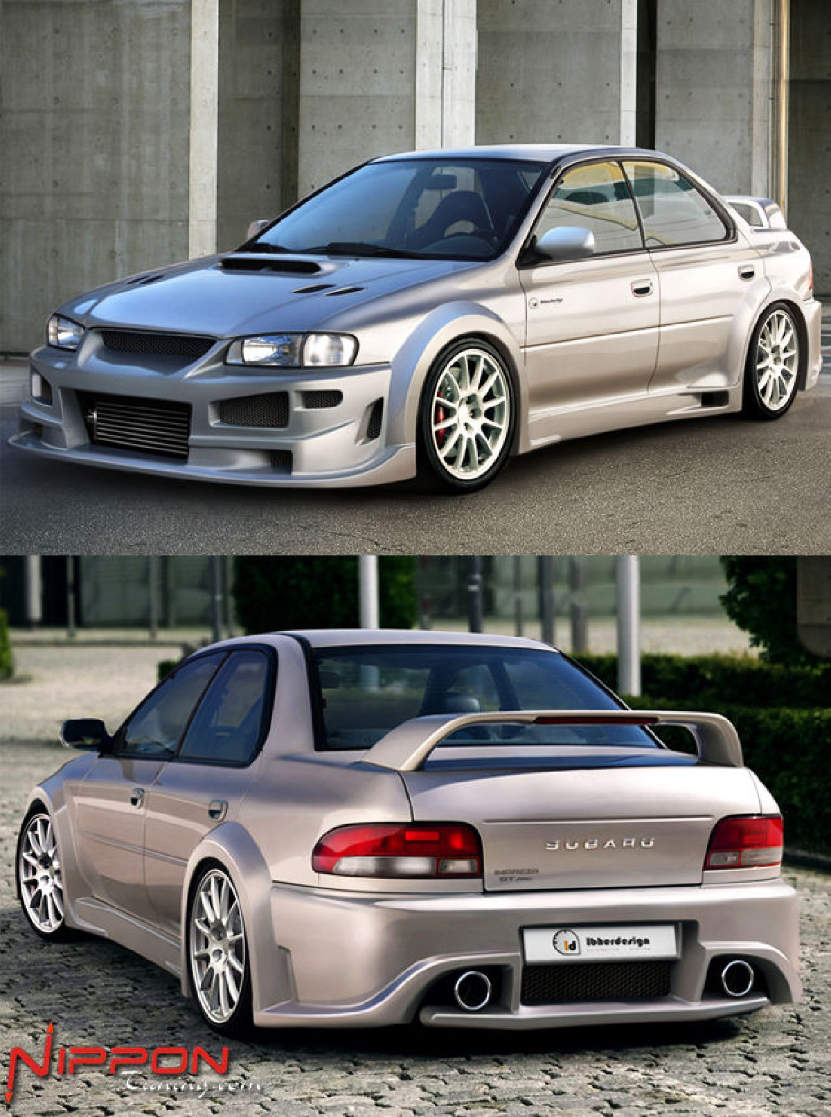 Breitbau Bodykit Subaru Impreza GC 4T Bj. 92-00 MONZA WIDE