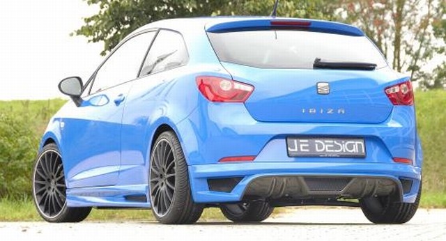 JE DESIGN Heckansatz Carbonlook Seat Ibiza 6J ab 10-08