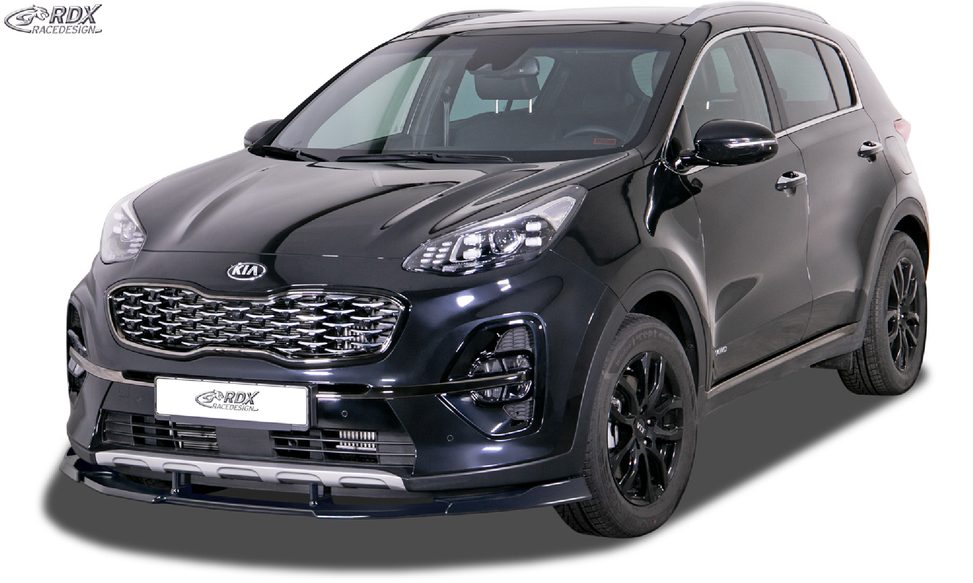 Frontspoiler KIA Sportage (QL/QLE, 2018+, auch für GT-Line) Frontlippe Front Ansatz Vorne Spoilerlippe
