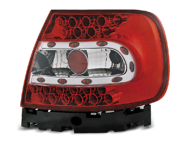 LED TAIL LIGHTS RED WHITE fits AUDI A4 B5 11.94-10.00