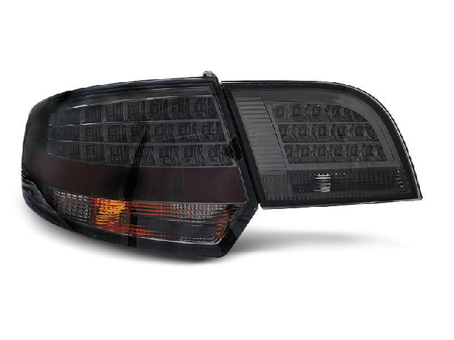 LED TAIL LIGHTS SMOKE fits AUDI A3 8P 04-08 SPORTBACK