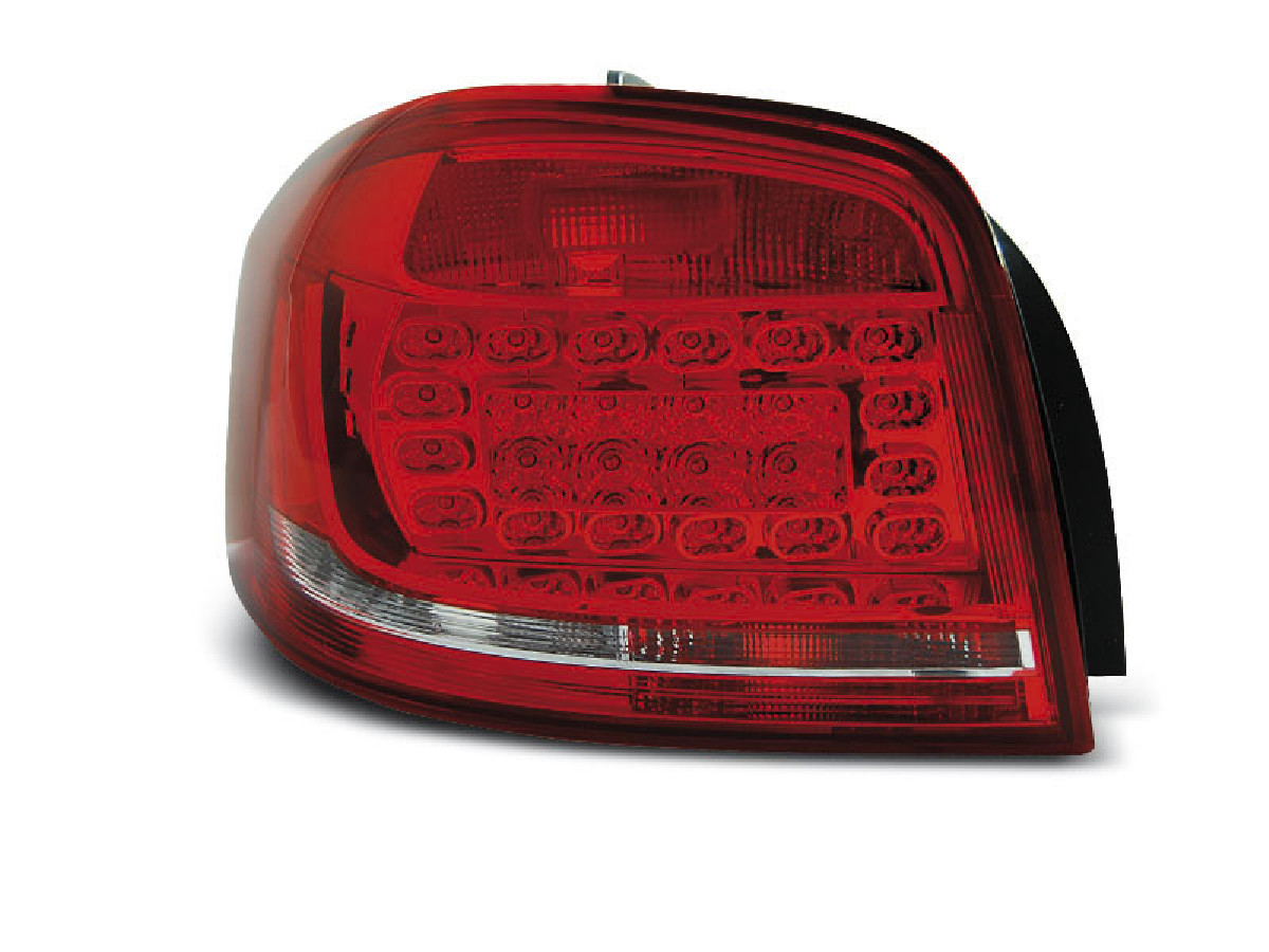 LED TAIL LIGHTS RED WHITE fits AUDI A3 08-12