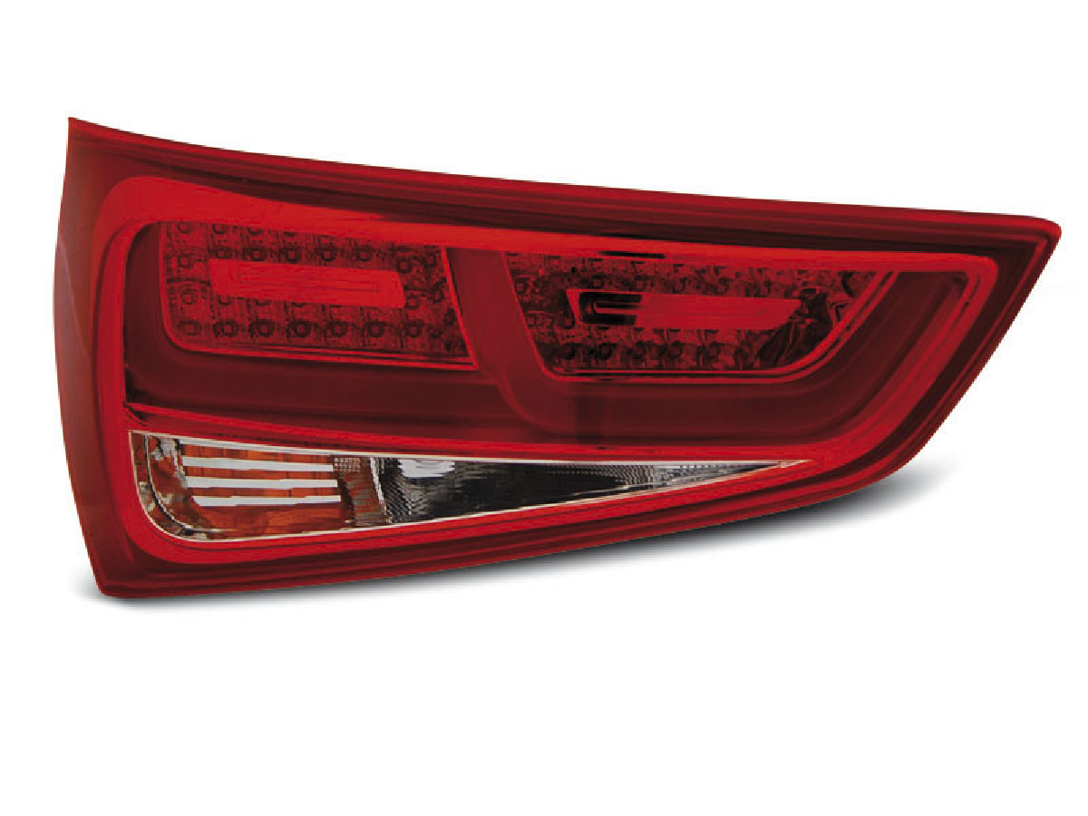 LED TAIL LIGHTS RED WHITE fits. AUDI A1 2010-12.2014
