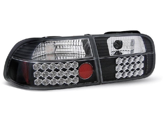 HONDA CIVIC 09.91-08.95 2D/4D BLACK LED Rückleuchten