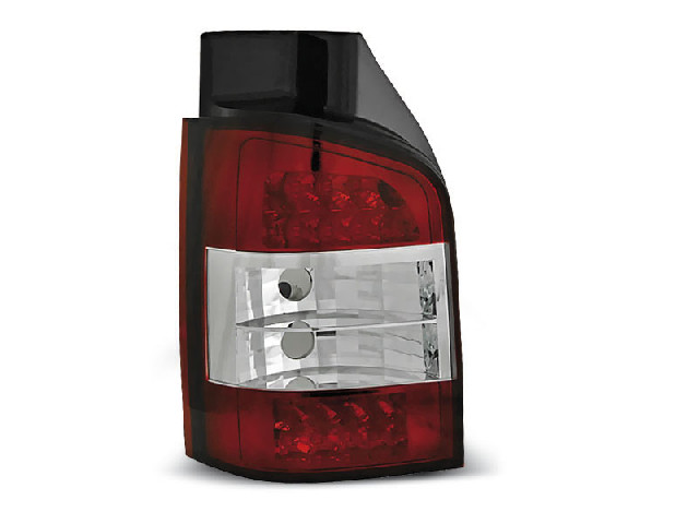 LED TAIL LIGHTS RED WHITE fits VW T5 04.03-09