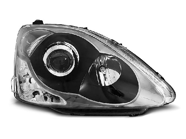 HONDA CIVIC 04-06 HATCHBACK BLACK Frontscheinwerfer