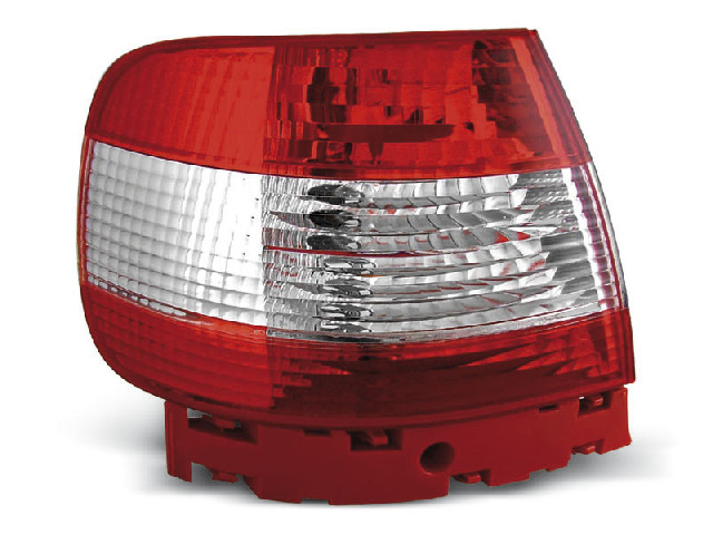 TAIL LIGHTS RED WHITE fits AUDI A4 11.94-09.00