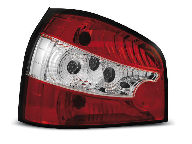 TAIL LIGHTS RED WHITE fits AUDI A3 8L 08.96-08.00