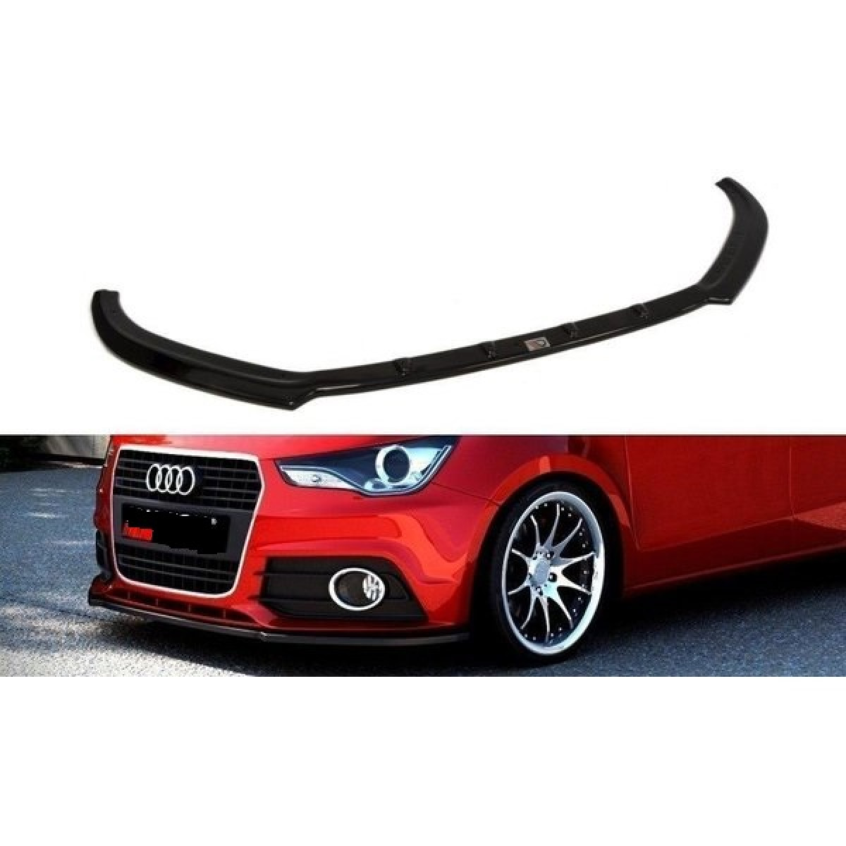 Cup Spoilerlippe Front Ansatz passend für Audi A1 8X