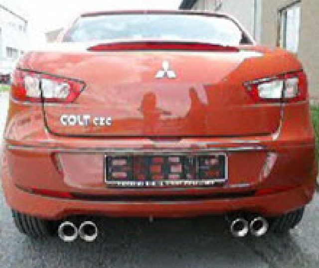 Mitsubishi Colt - Z30/ CZ3/ CZT - 3-türer / Endschalldämpfer Ausgang rechts/links - 2x90 Mitsubishi Colt - Z30/ CZ3/ CZT - 3-türer / Endschalldämpfer Ausgang rechts/links - 2x90