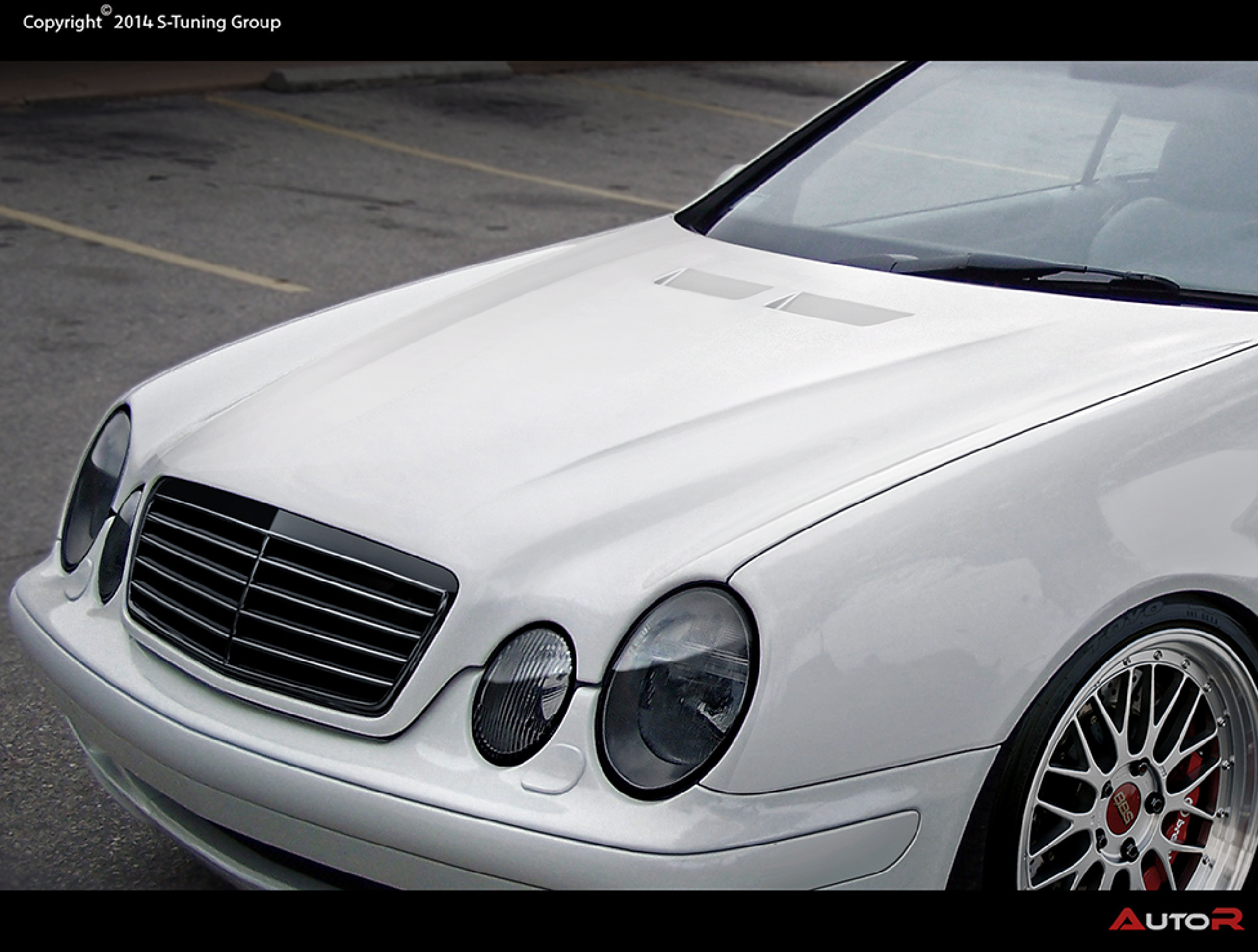 GFK Motorhaube Mercedes CLK 97-03