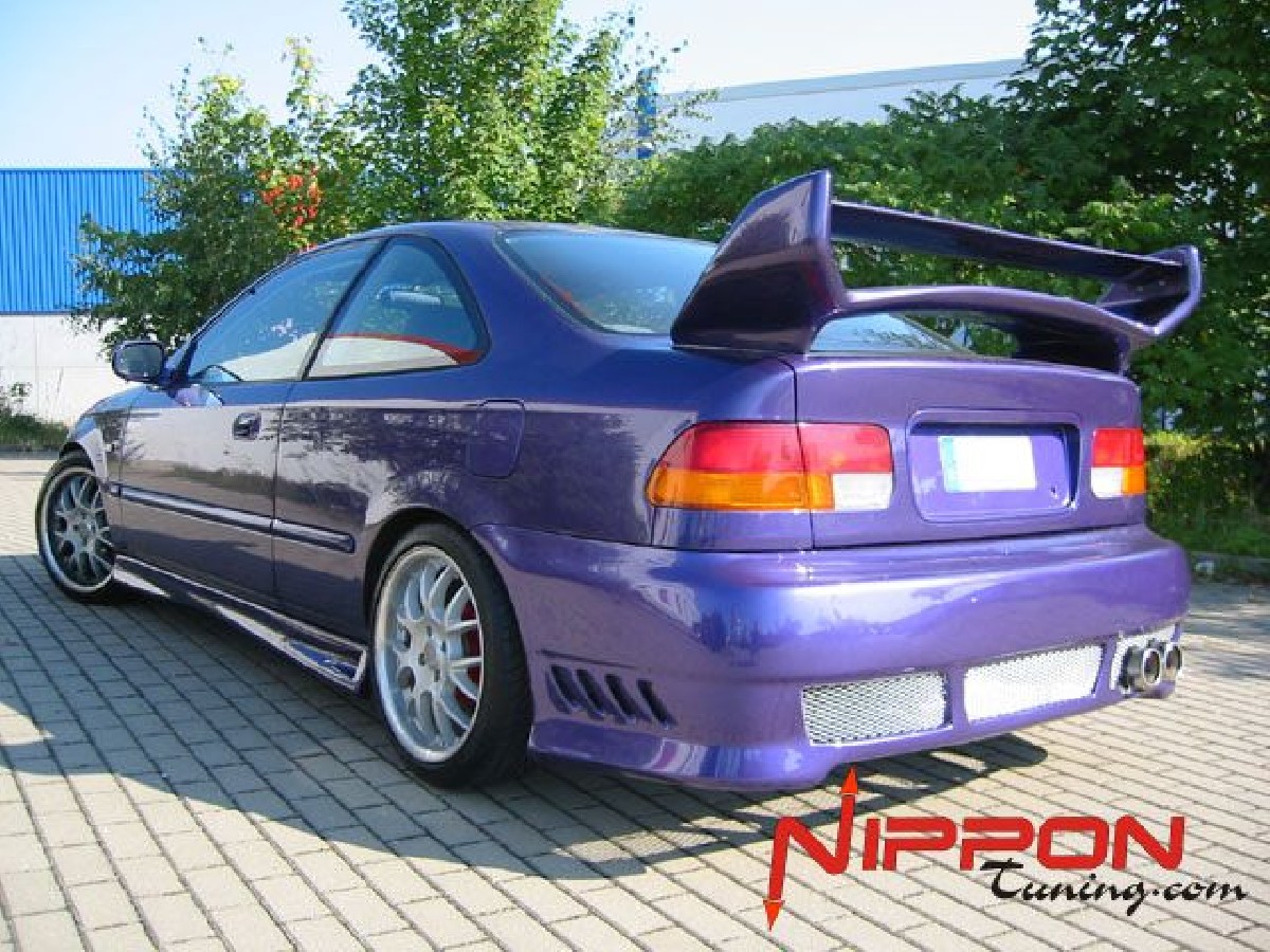 Heckstoßstange Honda Civic Coupe 96-01 Avenger Nipponstyle