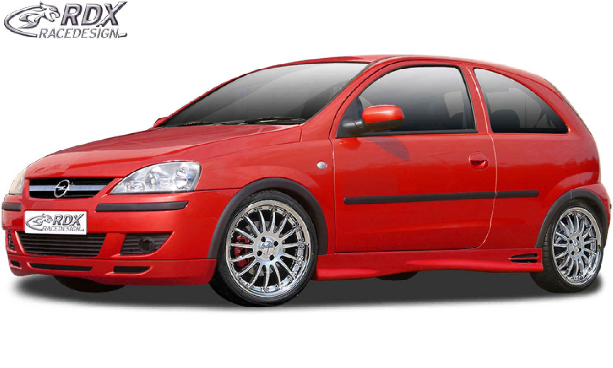 Frontspoiler geeignet für OPEL Corsa C Facelift (ab 2002) Frontlippe Front Ansatz Spoilerlippe