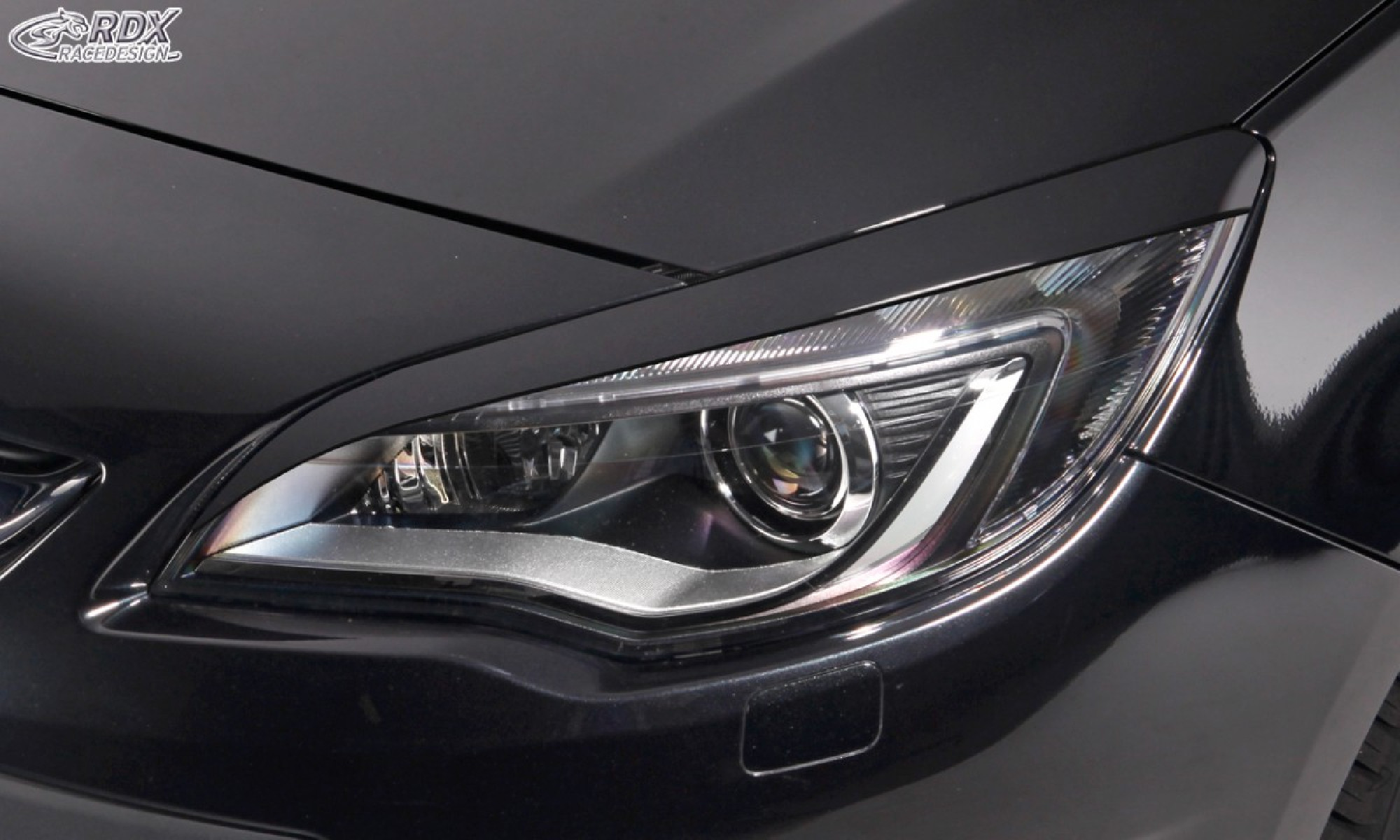 Scheinwerferblenden für OPEL Astra J Böser Blick