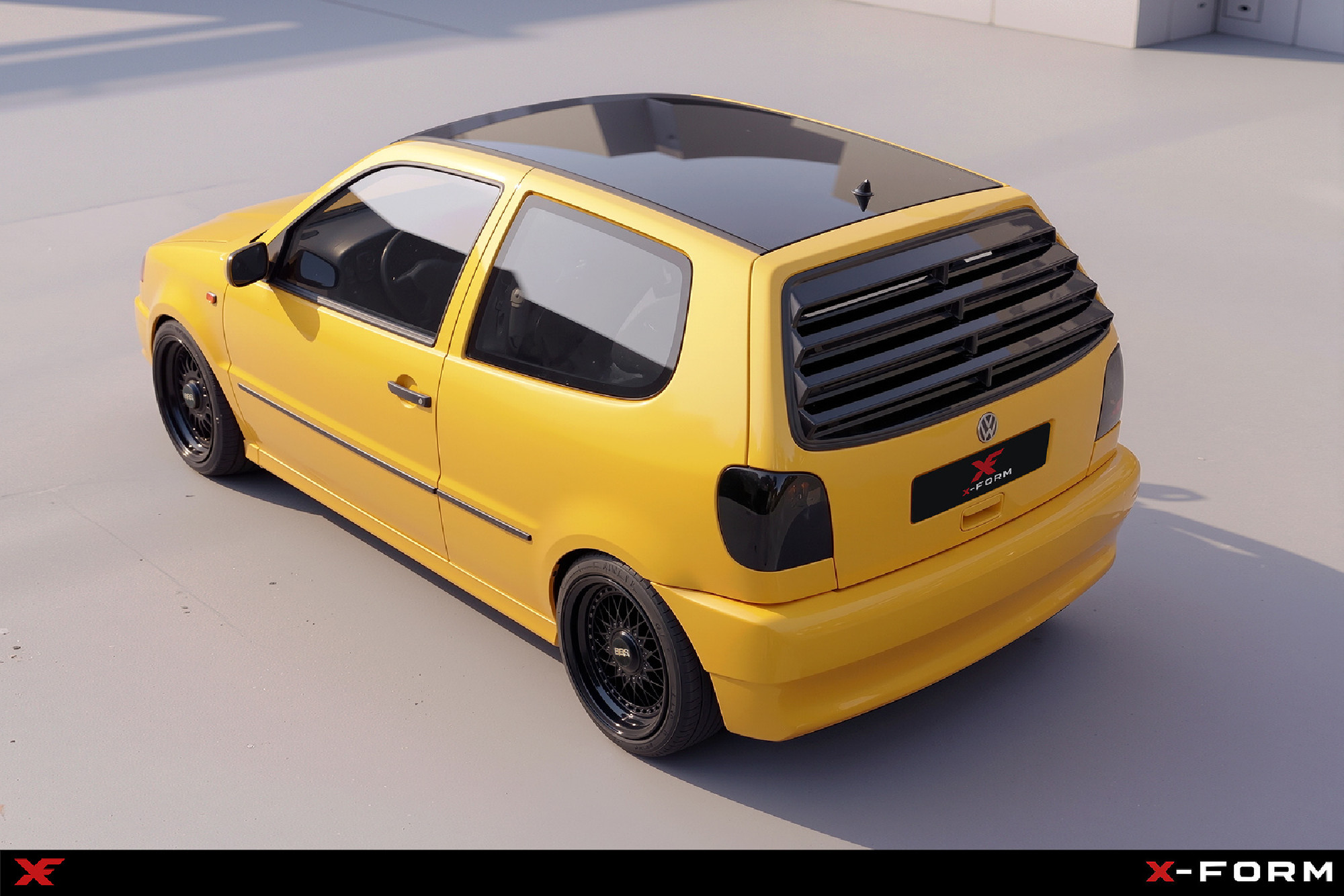  Volkswagen Polo III 6N Heckscheiben Jalousie,Windows Louver (kein Original VW)