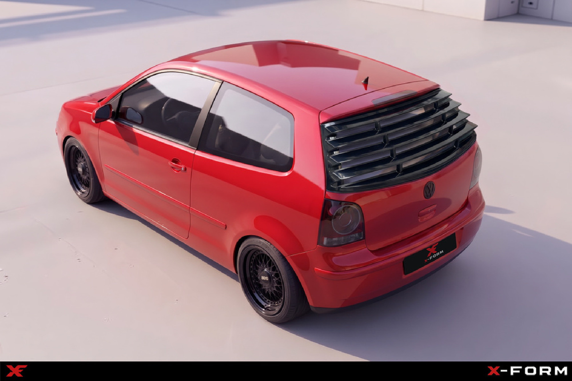  Volkswagen Polo IV 9N Heckscheiben Jalousie,Windows Louver (kein Original VW)