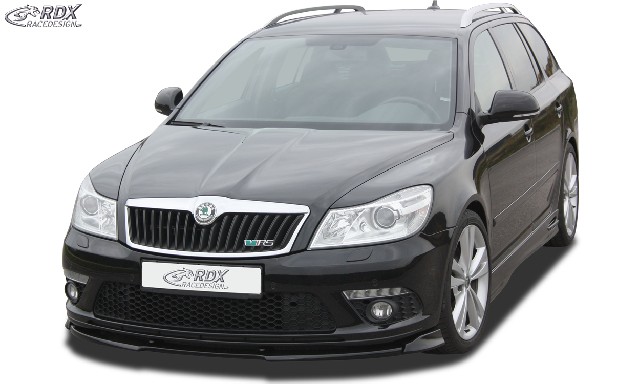  Frontspoiler VARIO-X SKODA Octavia 2 RS Facelift Typ 1Z 2008+ Frontlippe Front Ansatz Vorne Spoilerlippe