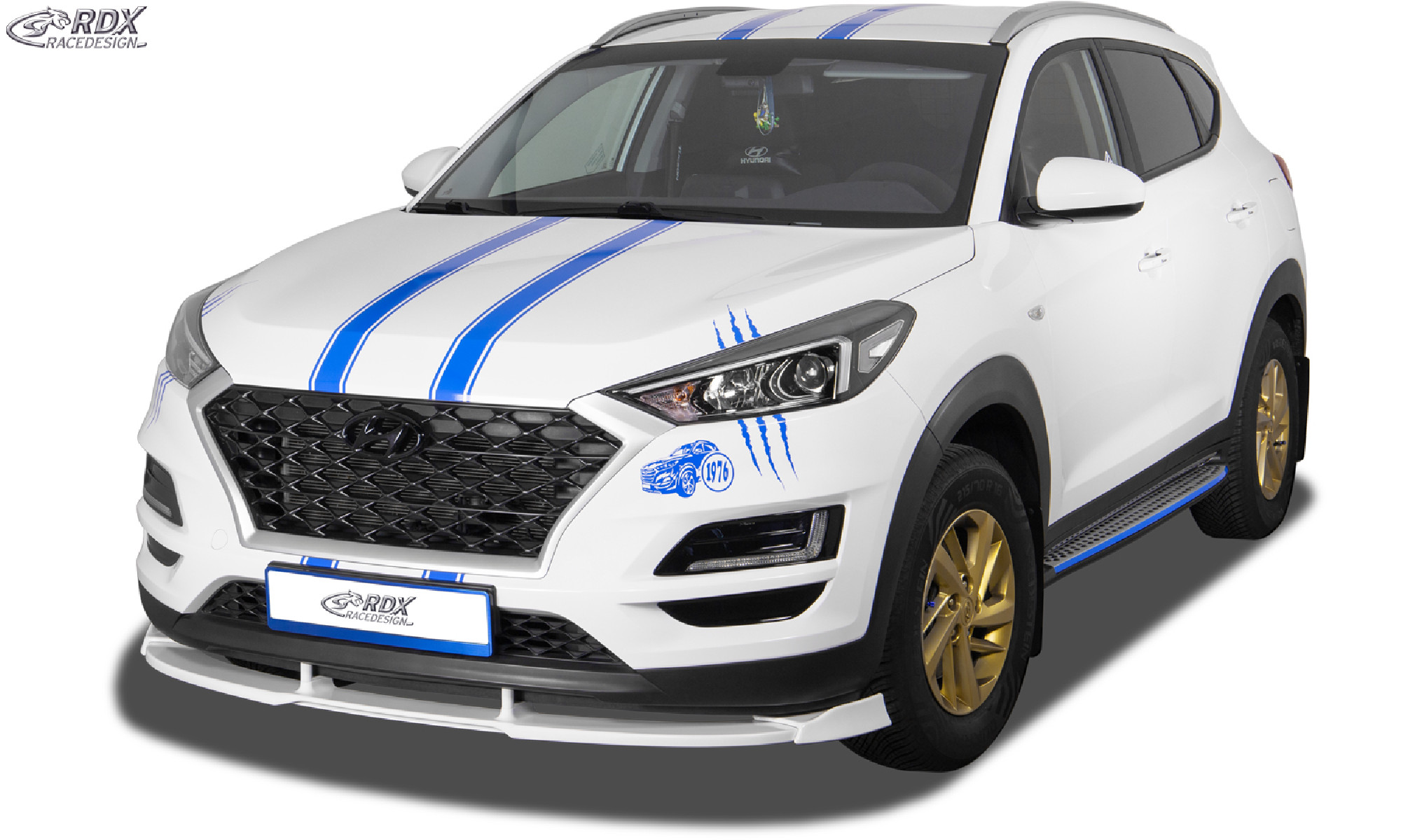 Frontspoiler geeignet für HYUNDAI Tucson (TL / 2015+) Frontlippe Front Ansatz Vorne Spoilerlippe
