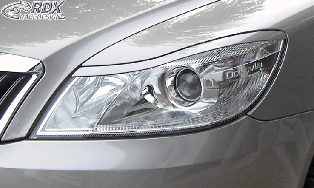 Scheinwerferblenden Skoda Octavia 2 / 1Z Facelift 2008+ Böser Blick
