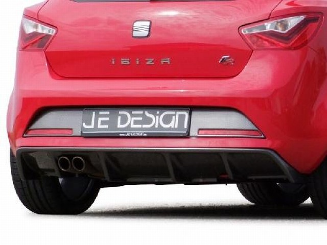 JE DESIGN Heckschürzeneinsatz Seat Ibiza 6J Facelift