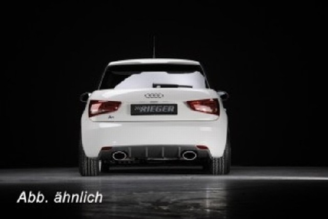 Rieger Heckeinsatz Audi A1 für Rieger Endschalldämpfer links/rechts