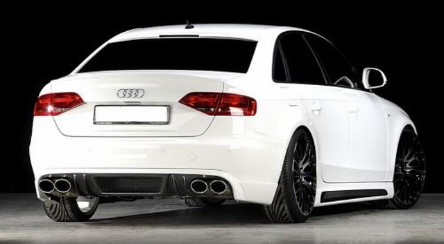 Rieger Carbon-Look Heckansatz Audi A4 B8 ab 07