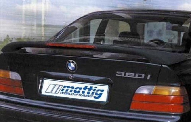 Mattig Heckspoiler BMW 3er E36 Limousine, mit Bremsleuchte