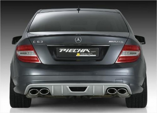 Piecha AMG Styling Heckdiffusor Mercedes C-Klasse W204 Limousine Piecha AMG Styling Heckdiffusor Mercedes C-Klasse W204 Limousine