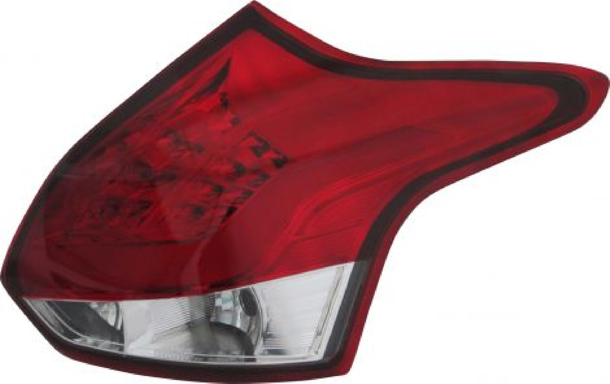 Ford Focus Mk3 12+ LED Taillights Set Red/Clear