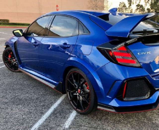 Honda Civic FK7/FK8 LED Tail Lights Medium Smoke + E Mark