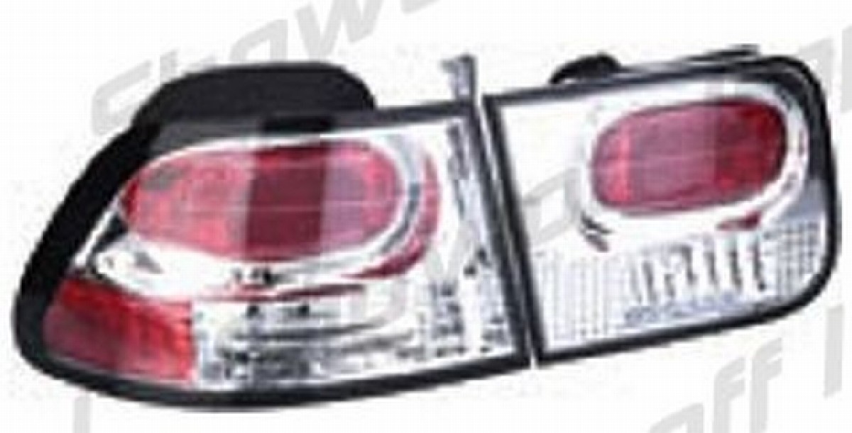 Rückleuchten Honda Civic 96-00 2T APC G1 Chrom Oval